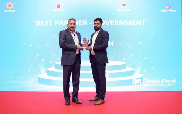 Best Partner Government Award from Check Point 2021