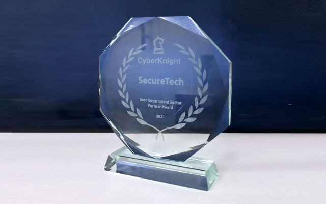 Cyber Knights-Best Gov Sector Partner Award 2021