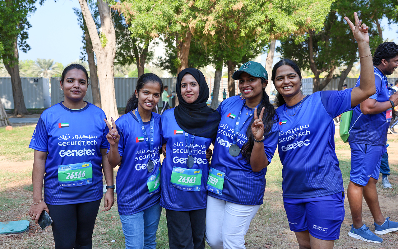 SecureTech conquered the ADNOC Abu Dhabi Marathon 2024